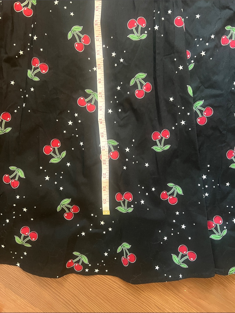 torrid Black Cherry-Print Midi Dress - Picture 12 of 14
